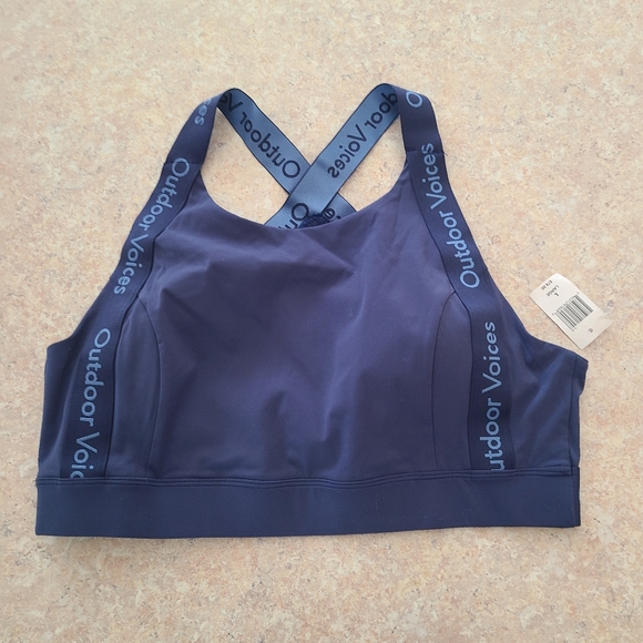 NWT Disney X Outdoor Voices Goofy Sports Bra in Size Large - Picture 2 of 9